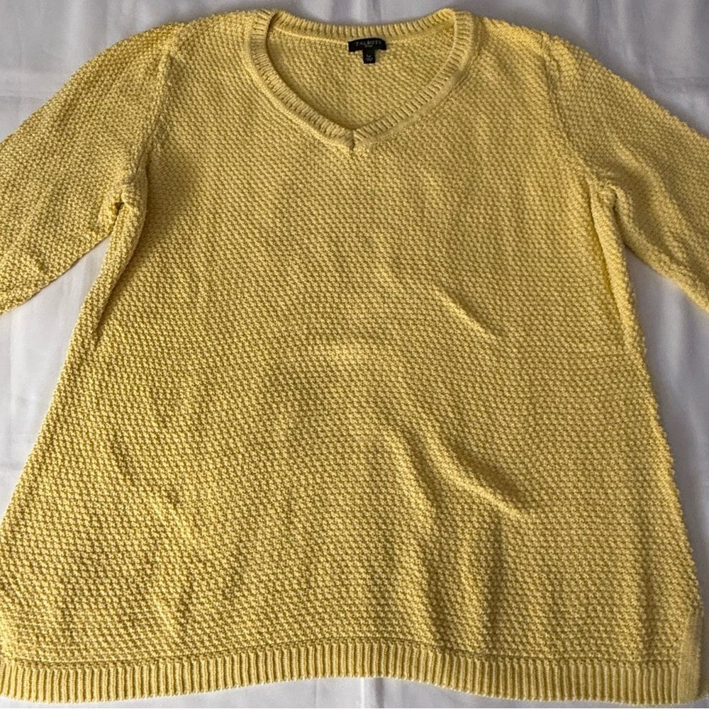 Talbots Petites Yellow Sweater - Picture 4 of 11